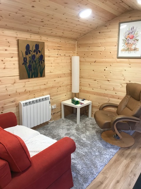 Alison's consultation room in Wexford